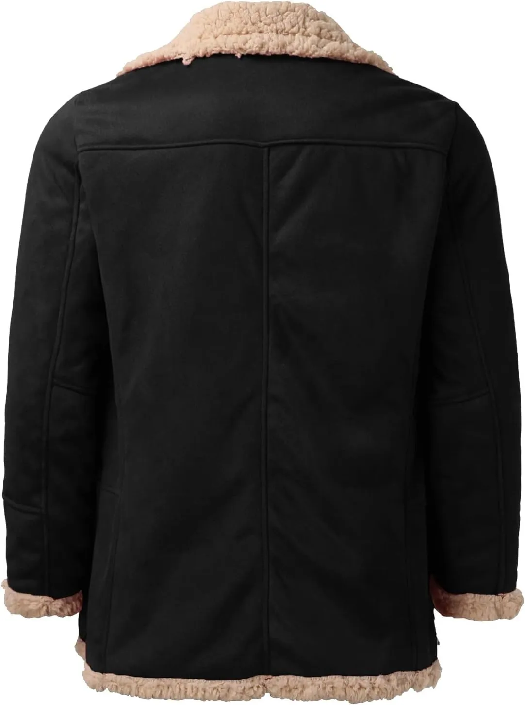 LCMTWX Men's Thick Thermal Winter Jacket Stand Collar Knitted Splice Sweater Coat Casual Cardigan Stylish Outwear Mens