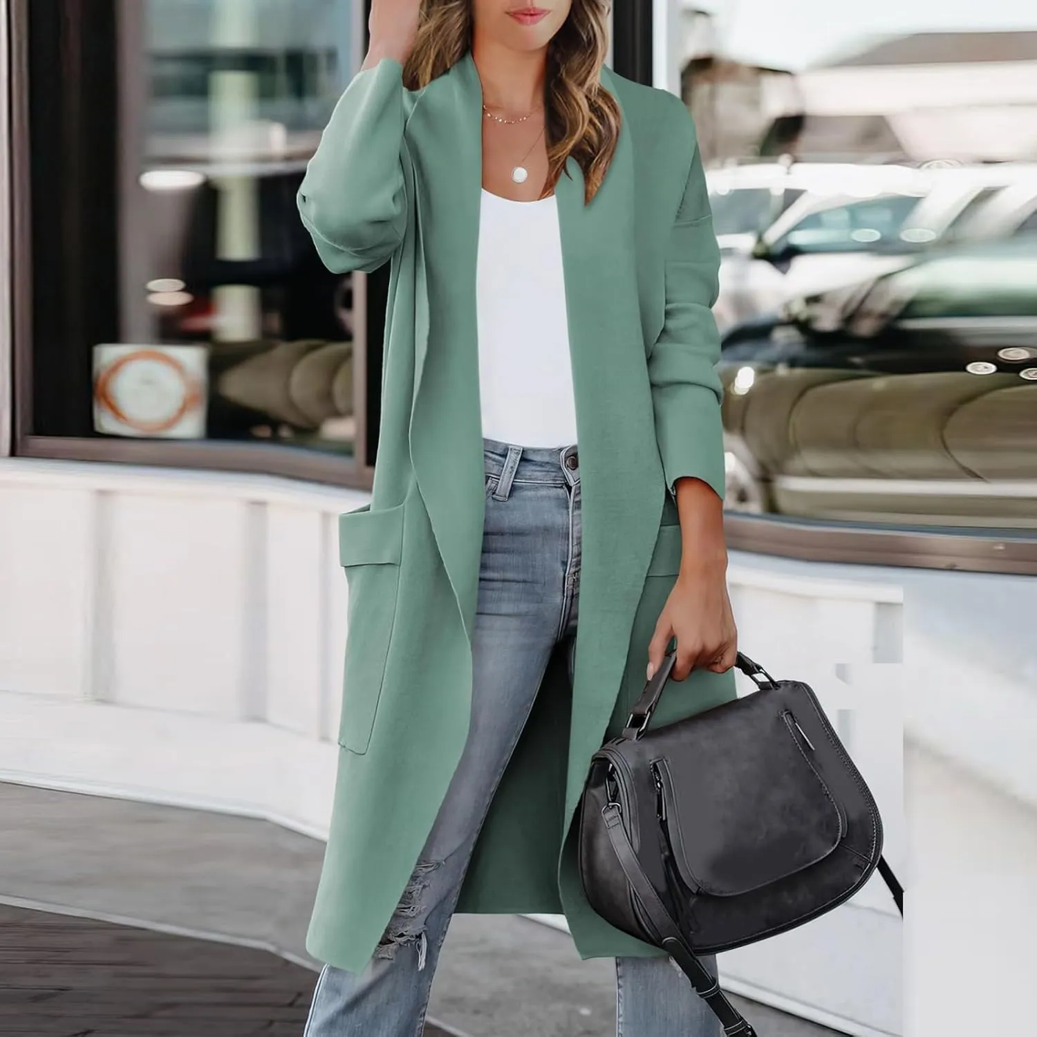 LCMTWX Women's 2023 Fashion Winter Coat Office Sleeveless Button Woolen Jacket Coat Winter Coat Women Womens Trench Coat