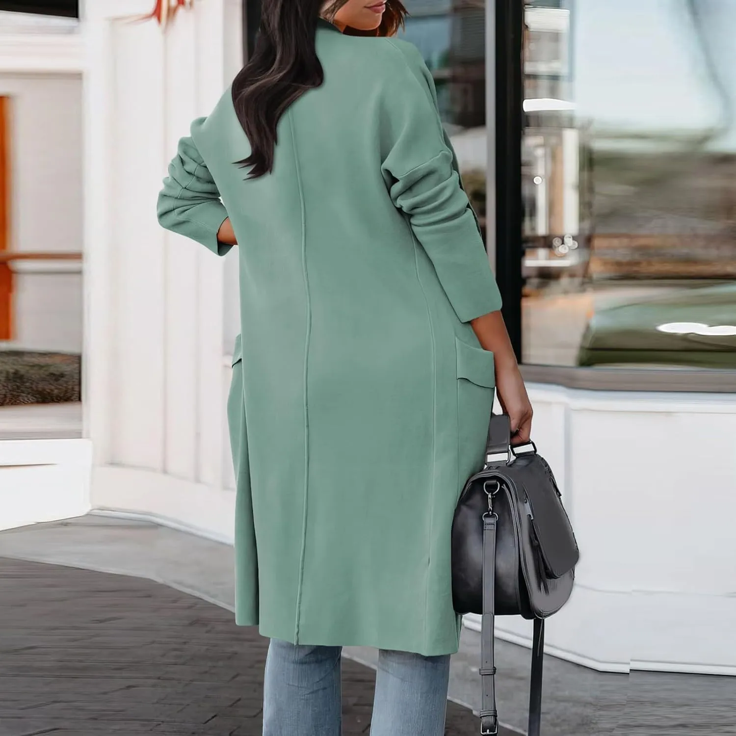 LCMTWX Women's 2023 Fashion Winter Coat Office Sleeveless Button Woolen Jacket Coat Winter Coat Women Womens Trench Coat