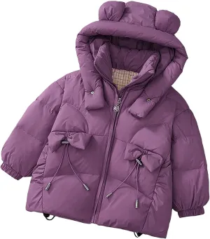 Lightweight Boys Winter Jacket Warm Thick Solid Cotton Long Sleeve Padded Jacket Coat Clothes