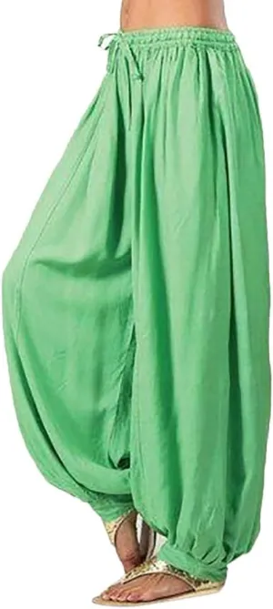 Linen Pants for Women Casual Beach Baggy Wide Leg Pants with Pockets Solid Travel Palazzo Pants for Women Beach