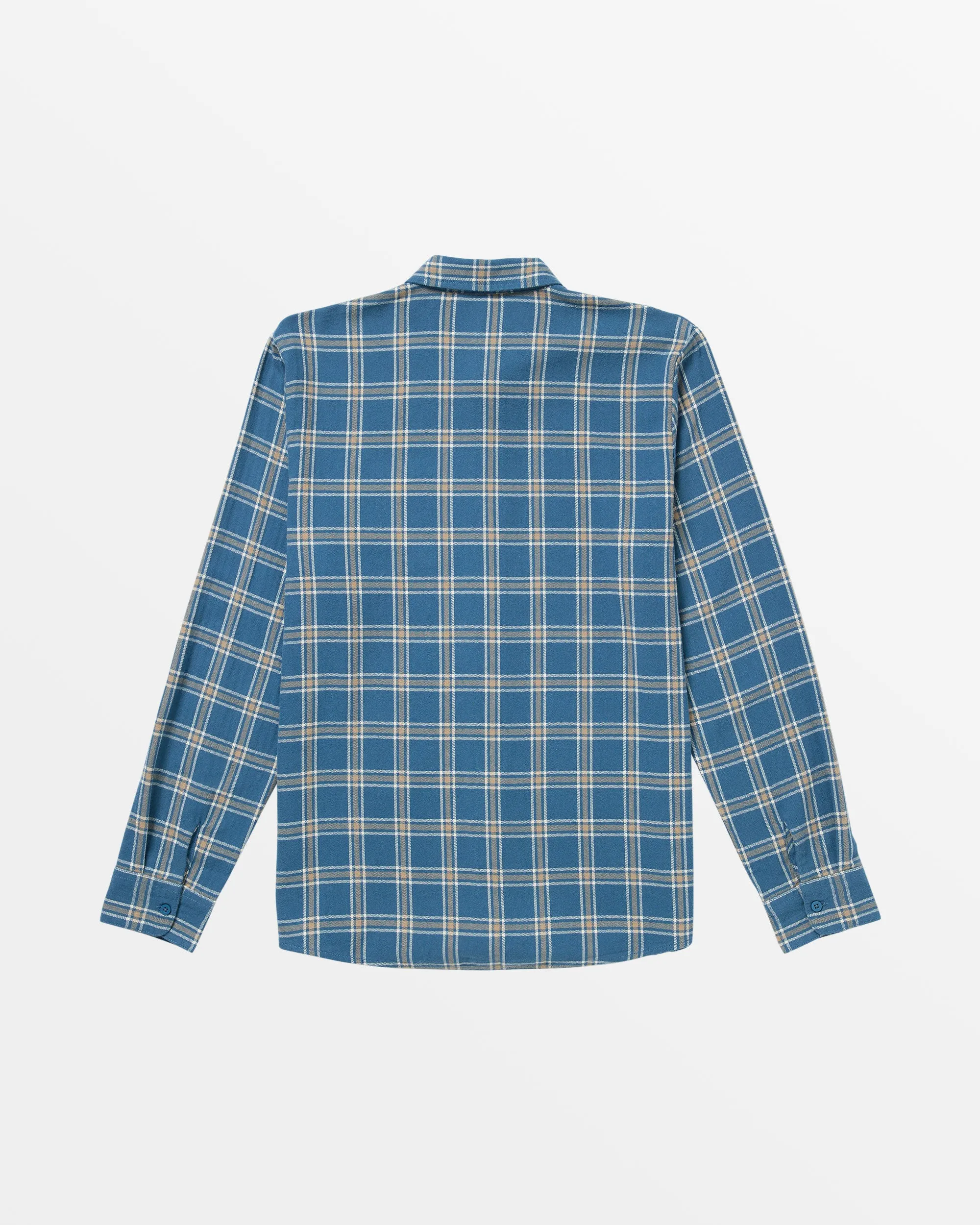 Loreto Flannel Long Sleeve Shirt - Smokey Blue