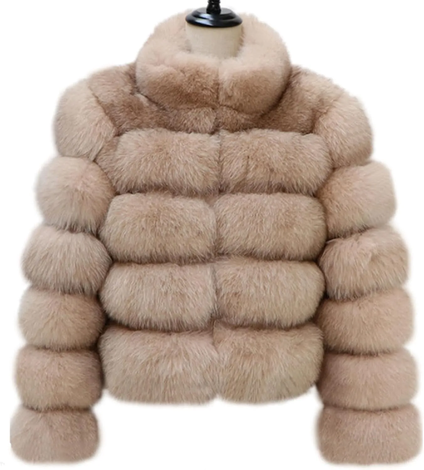 loveimgs Women Fluffy Faux Fur Coat Winter Fake Fur Leather Zip Up Teddy Coat Puffer Jacket Parka Elegant Warm Overcoat