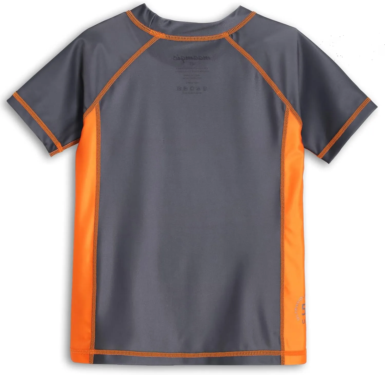 maamgic Boys' UPF 50  Long Sleeve Rashguard Kids UV Sun Protection Swim Shirts Toddler Athletic Swimwear Surf Tops Quick Dry