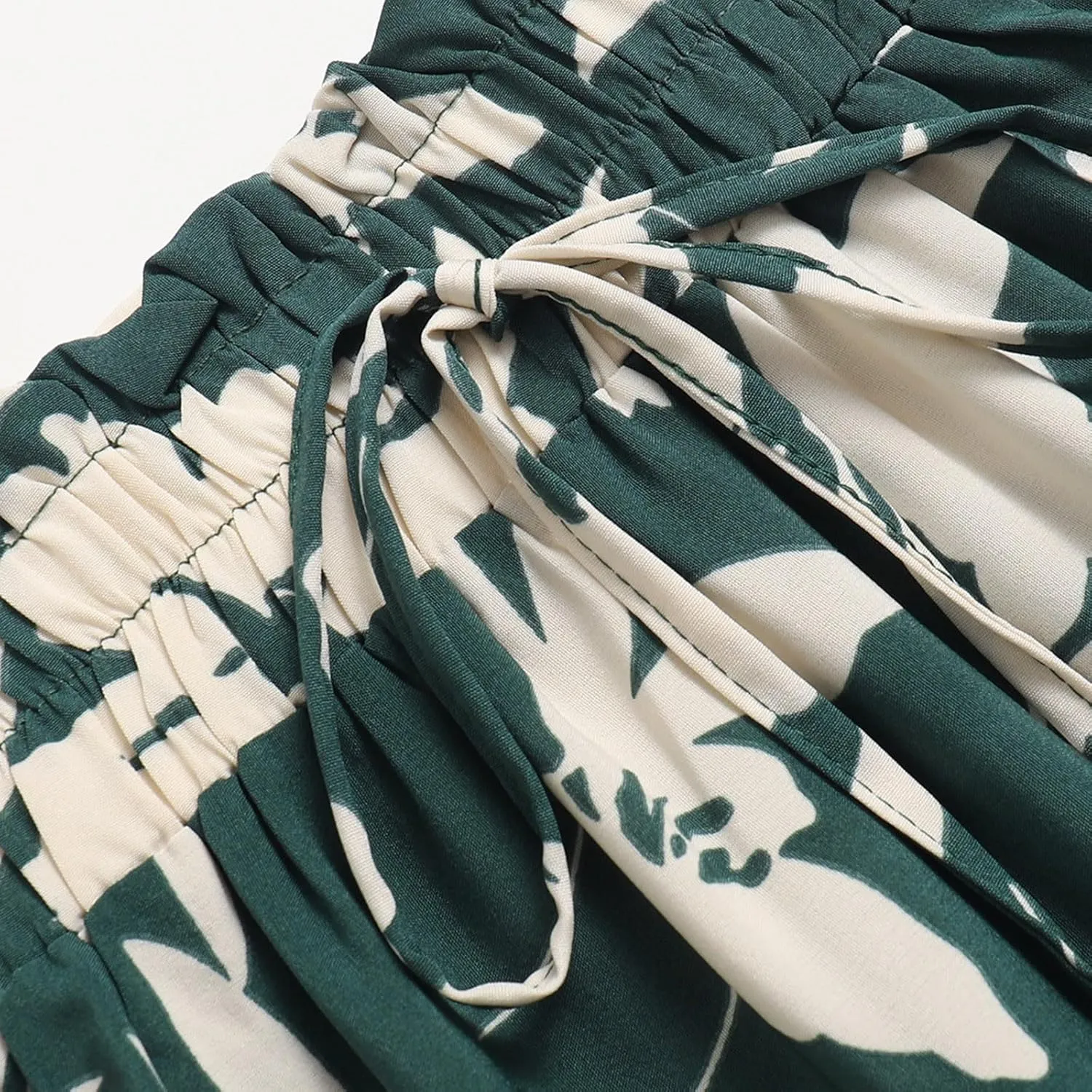 Maxi Skirts for Women 2025 Summer Ruffle Elastic High Waist Tiered Skirt Vacation A-Line Flowy Swing Long Skirts