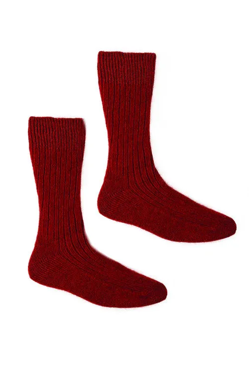McDonald Possum Merino Ribbed Socks