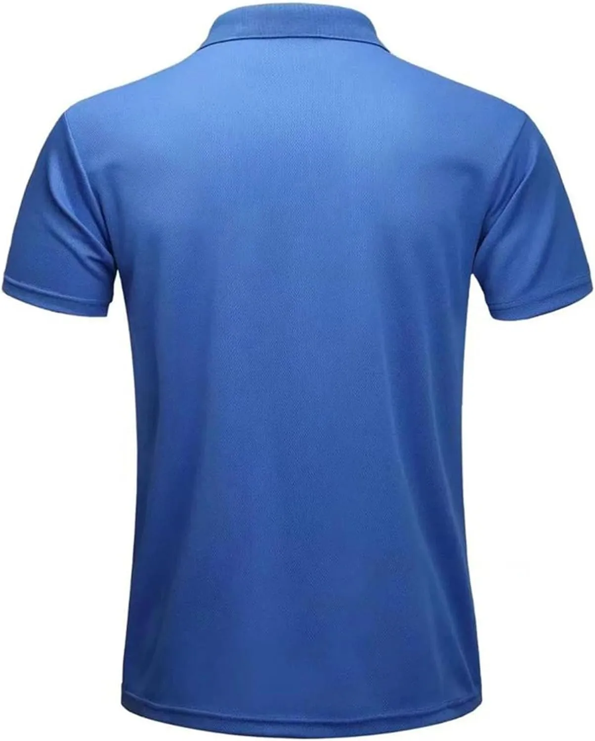 Men Quick Dry Golf Polo Shirt Summer Short Sleeve Slim Basic Tops Lightweight Casual Sports Shirt