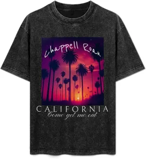 Men Women Vintage Oversized Drop Shoulder Short Sleeve T-Shirt Casual Wash Solid Tee Shirt Tops