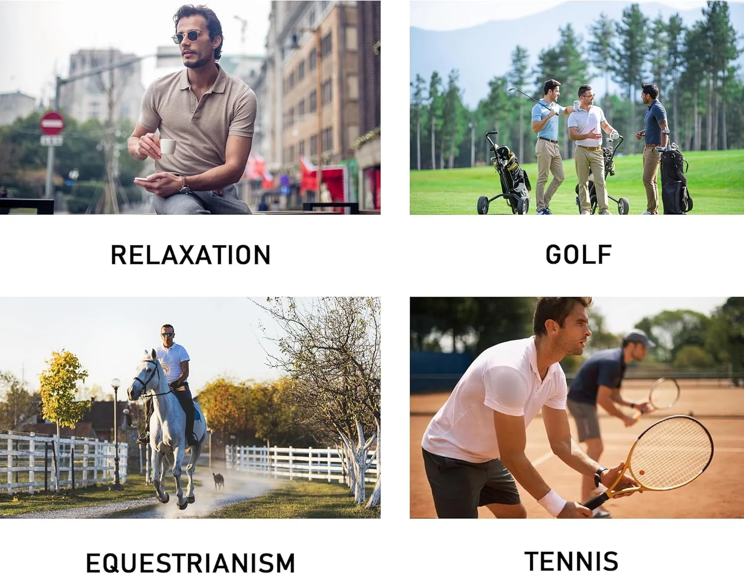Mens 1/3 Pack Polo Shirt Moisture Wicking Dry Fit Performance Athletic Short Sleeve Golf Shirt