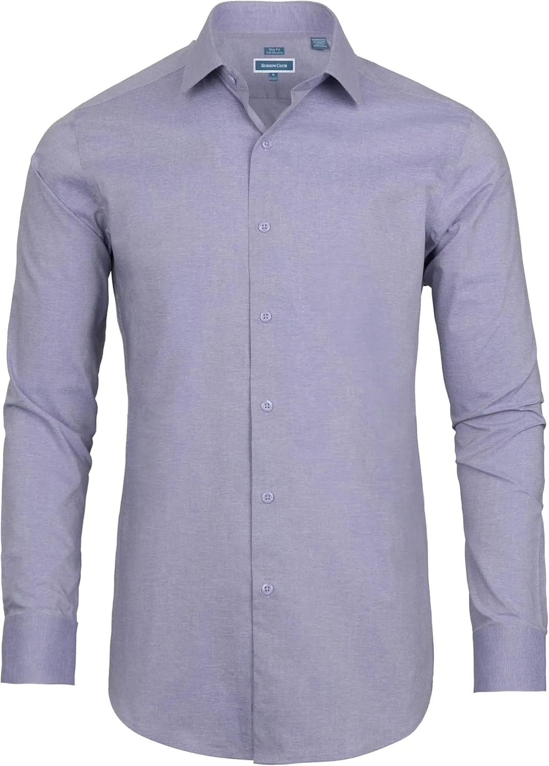 Men's Dress Shirt Long Sleeve Stretch Wrinkle-Resistant Formal Shirt Business Casual Heather Button Down Shirts