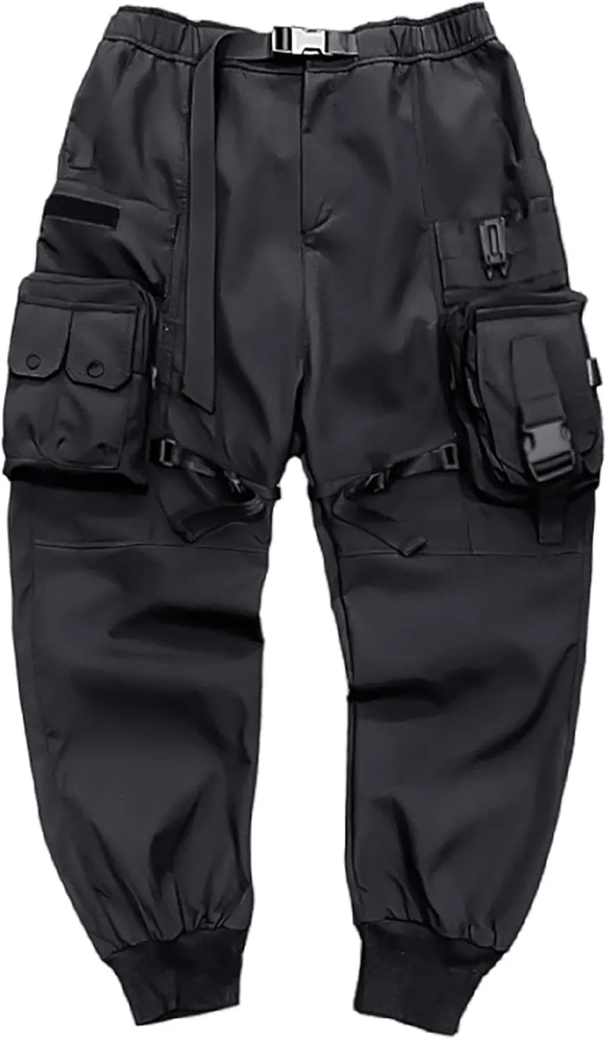 Men's Functional Style Multi Pocket Pants Techwear Punk Harem Pants Mens Cargo Jogger Pants Streetwear Pants