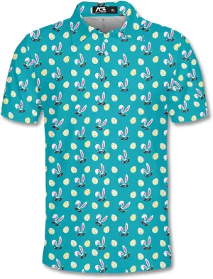 Men's Golfing Avocado Golfers Golf Polo Shirt Funny Avocado Golf Polo Golf Shirts for Men