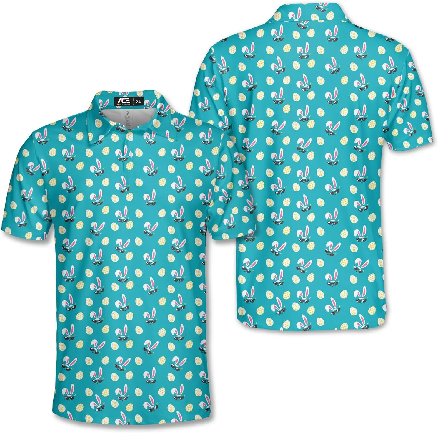 Men's Golfing Avocado Golfers Golf Polo Shirt Funny Avocado Golf Polo Golf Shirts for Men