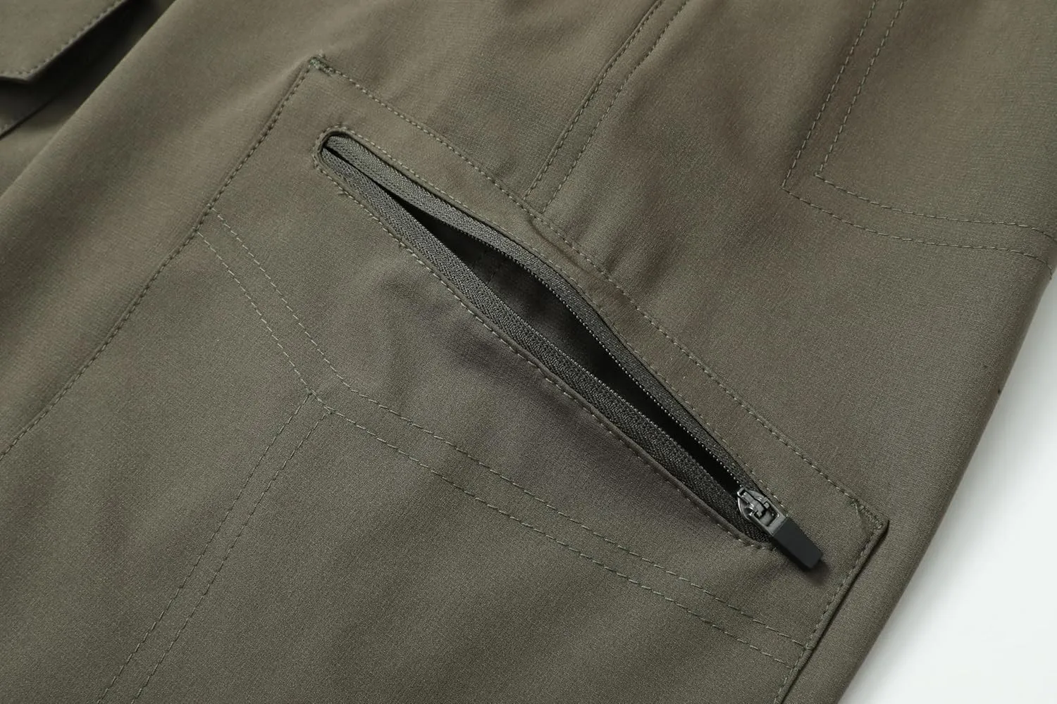 Men's Lightweight Cargo Pants Waterproof Quick Dry Tactical Pants Outdoor Hiking Pants with Belt