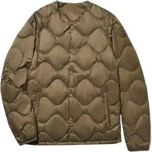 Men's Lightweight Down Jacket Collarless Down Jacket