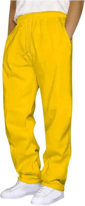 Men's Pants Elastic Waist Fashion Casual Regular Fit Pants for Men Trendy 2025 Spring Summer Vacation Sports Pants