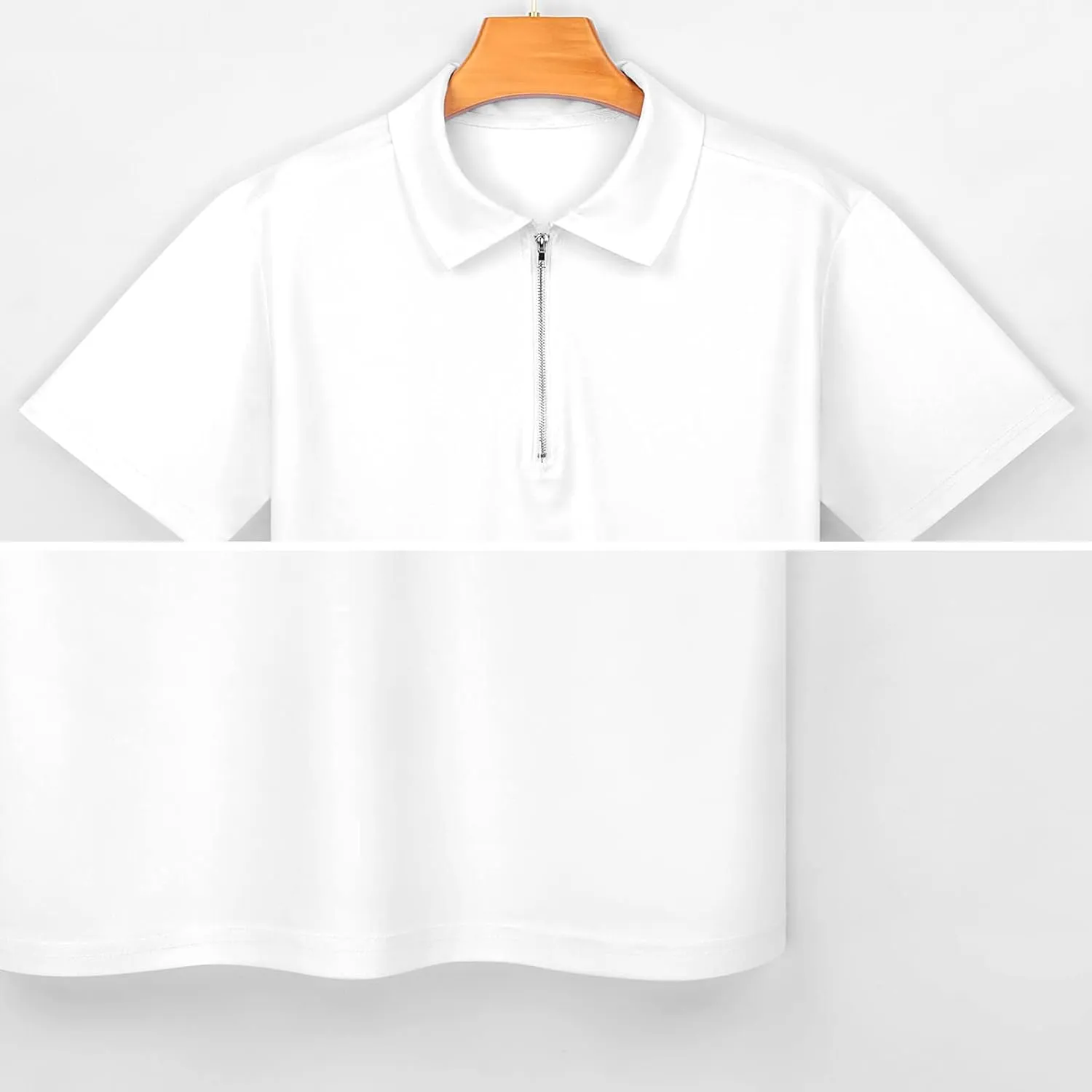 Mens Polo Shirts Short Sleeve Moisture Wicking Golf Polo Athletic Collared Shirt Tennis T-Shirt Tops