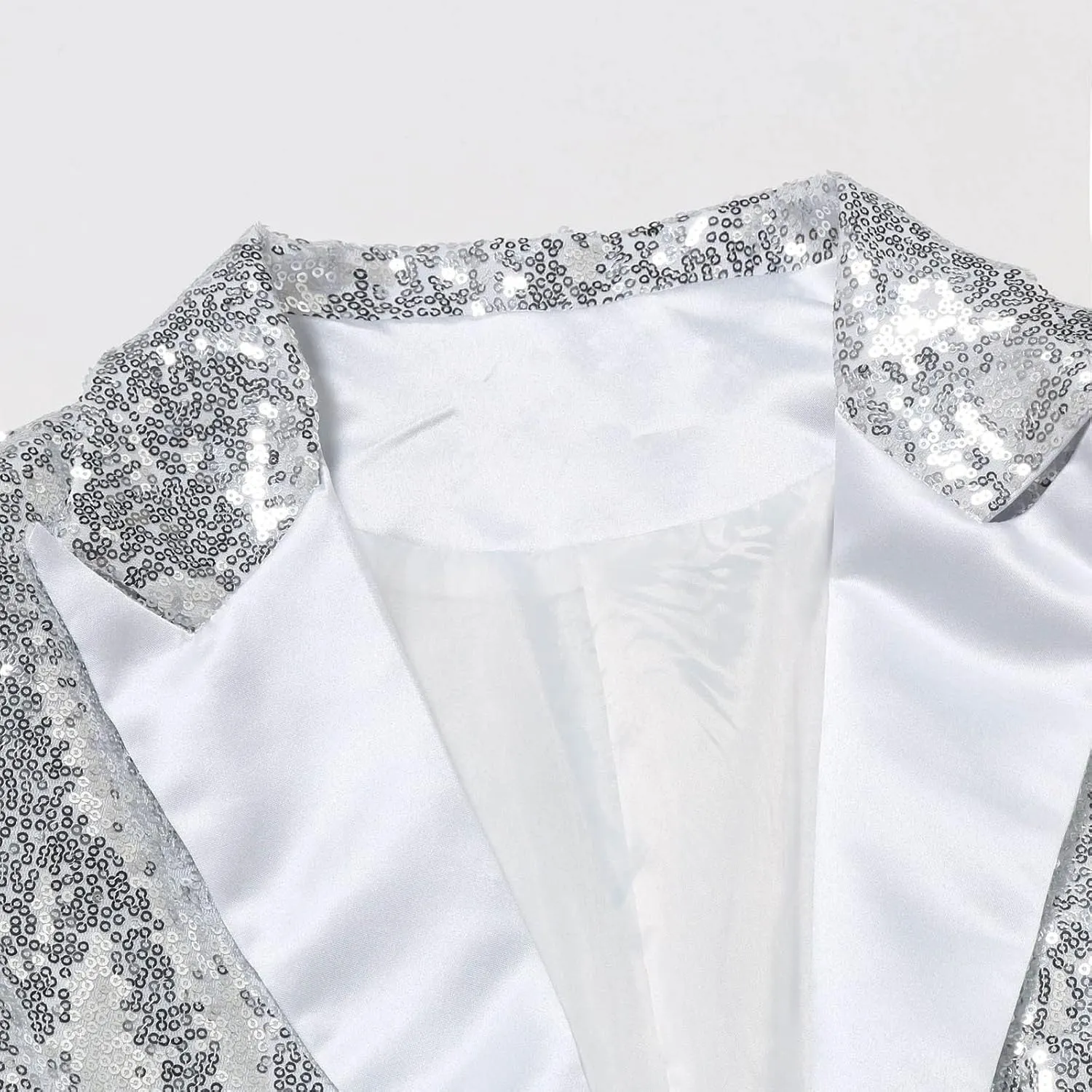 Mens Sequins Blazer 70s 80s Disco Suit Jacket Lapel Tuxedo Jackets for Party Wedding Prom, Shiny Christmas Outfits