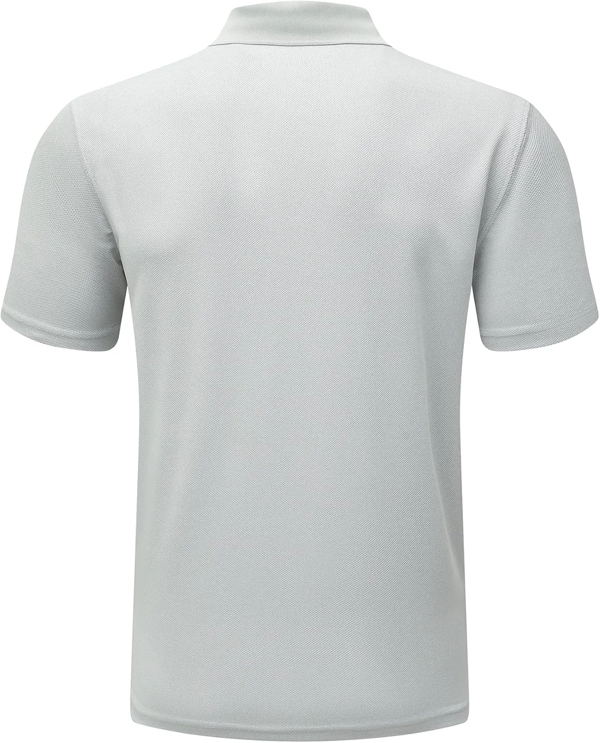Men's Short Sleeve Polo Shirt Quick-Dry Performance Tactical Golf Shirts Regular-fit Jersey Tennis Shirt
