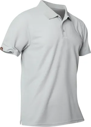 Men's Short Sleeve Polo Shirt Quick-Dry Performance Tactical Golf Shirts Regular-fit Jersey Tennis Shirt