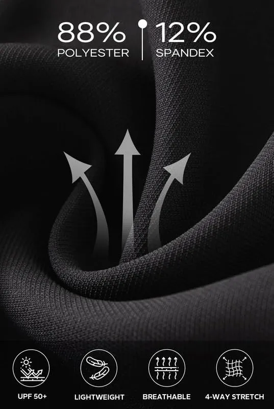Men's Sun Protection Fishing Hoodie Shirt UPF 50  Long Sleeve Lightweight Rashguard Outdoor Hiking UV Shirt