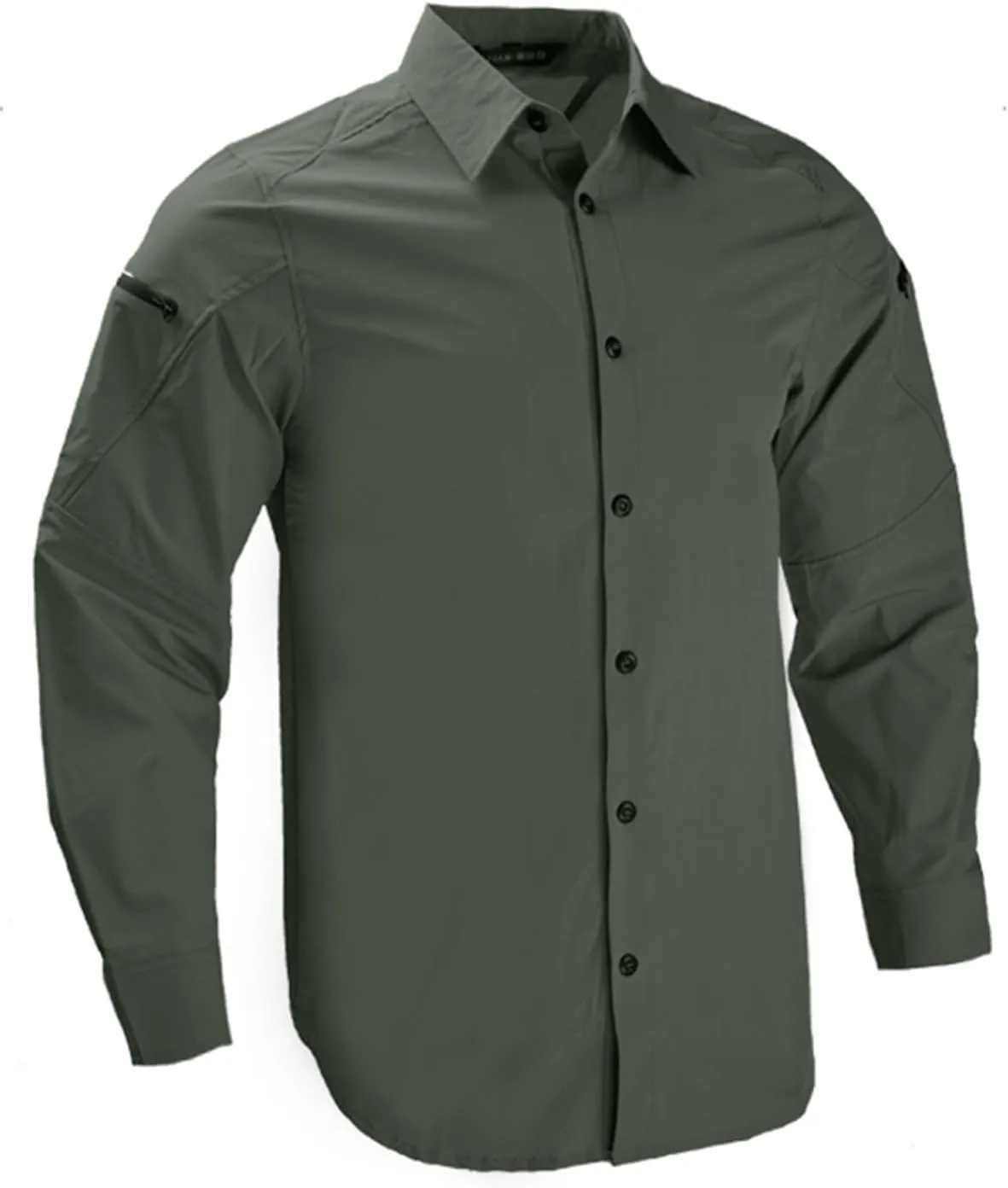 Men's Tactical Shirt Fishing Shirts Long Sleeve Sun Protection Breathable Quick Dry Work Shirt for Hiking