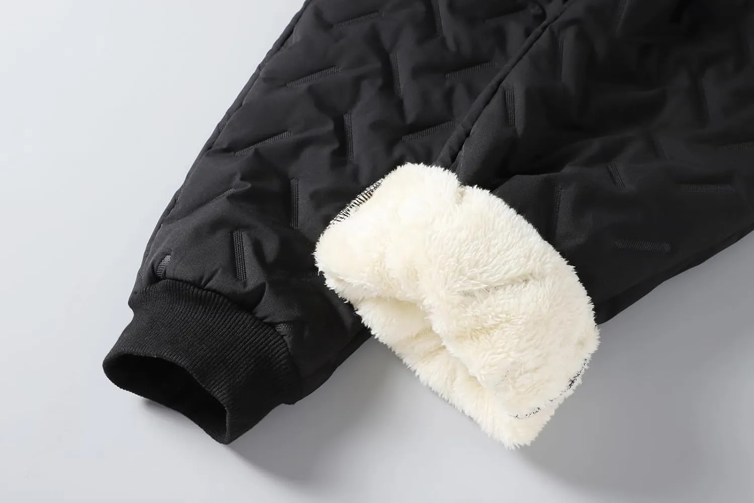Men's Winter Snow Pants Sherpa Lined Sweatpants Thicken Warm Fleece Pants Sports Jogger Pants
