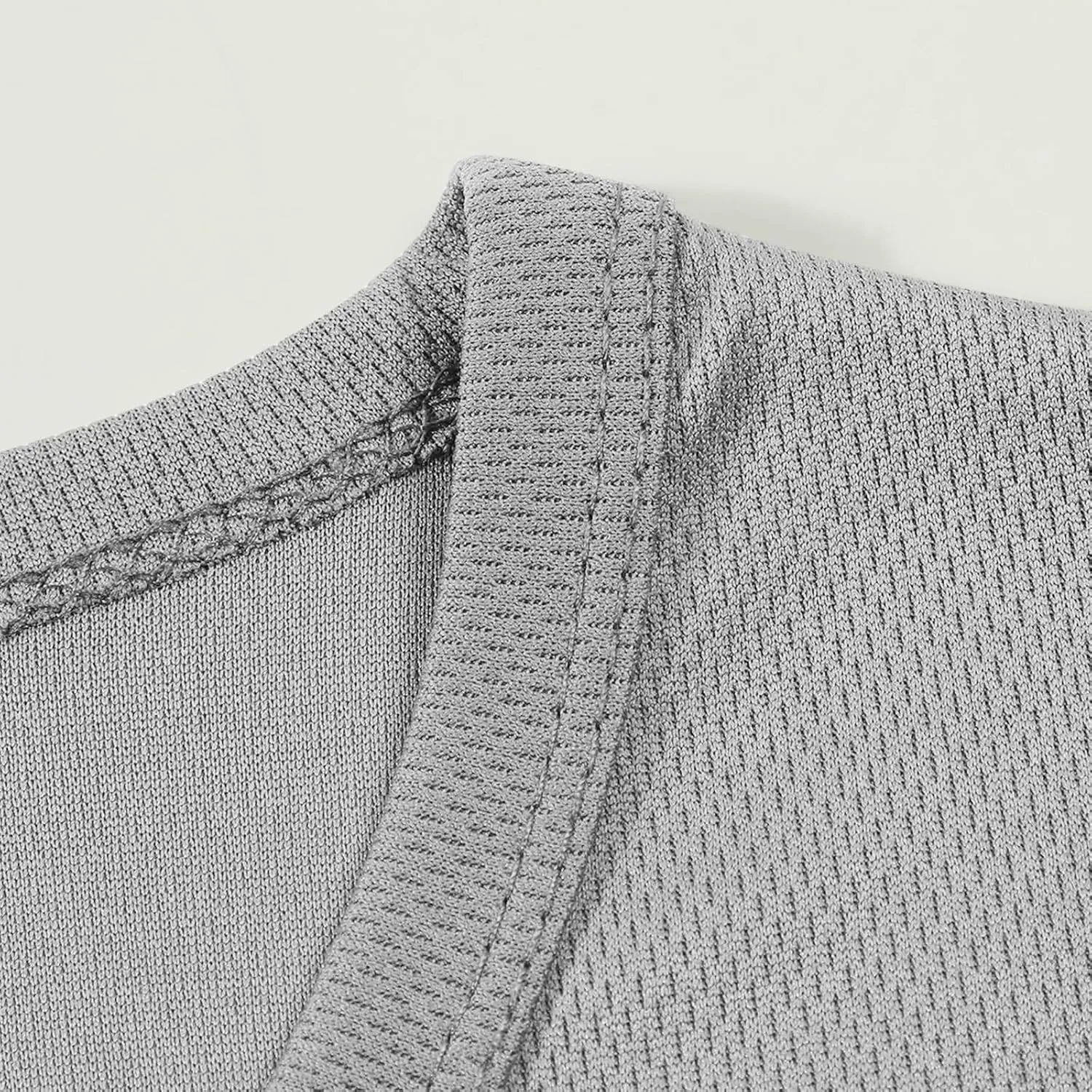 Mesh Workout Athletic Shirt for Men Crewneck Gym Shirts Quick Dry Athletic Short Sleeve T-Shirt Moisture Wicking Tops