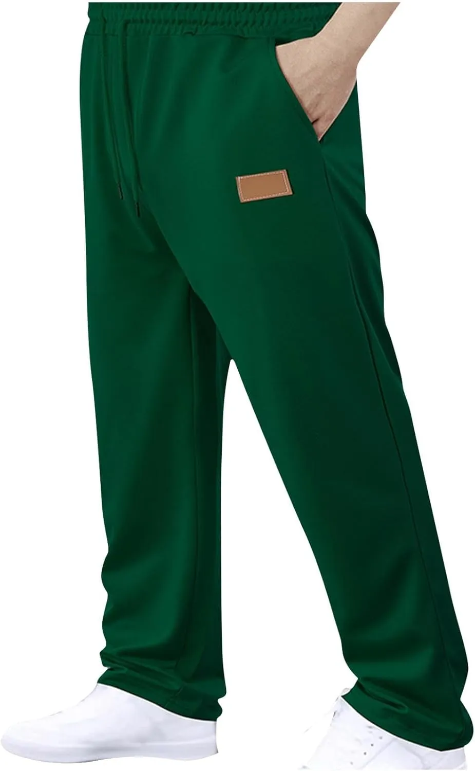 Muscularfit Sweatpants for Men Casual Lounge Pants Drawstring Elastic Waist Summer Sports Trousers Baggy Joggers with Pockets
