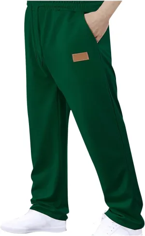 Muscularfit Sweatpants for Men Casual Lounge Pants Drawstring Elastic Waist Summer Sports Trousers Baggy Joggers with Pockets