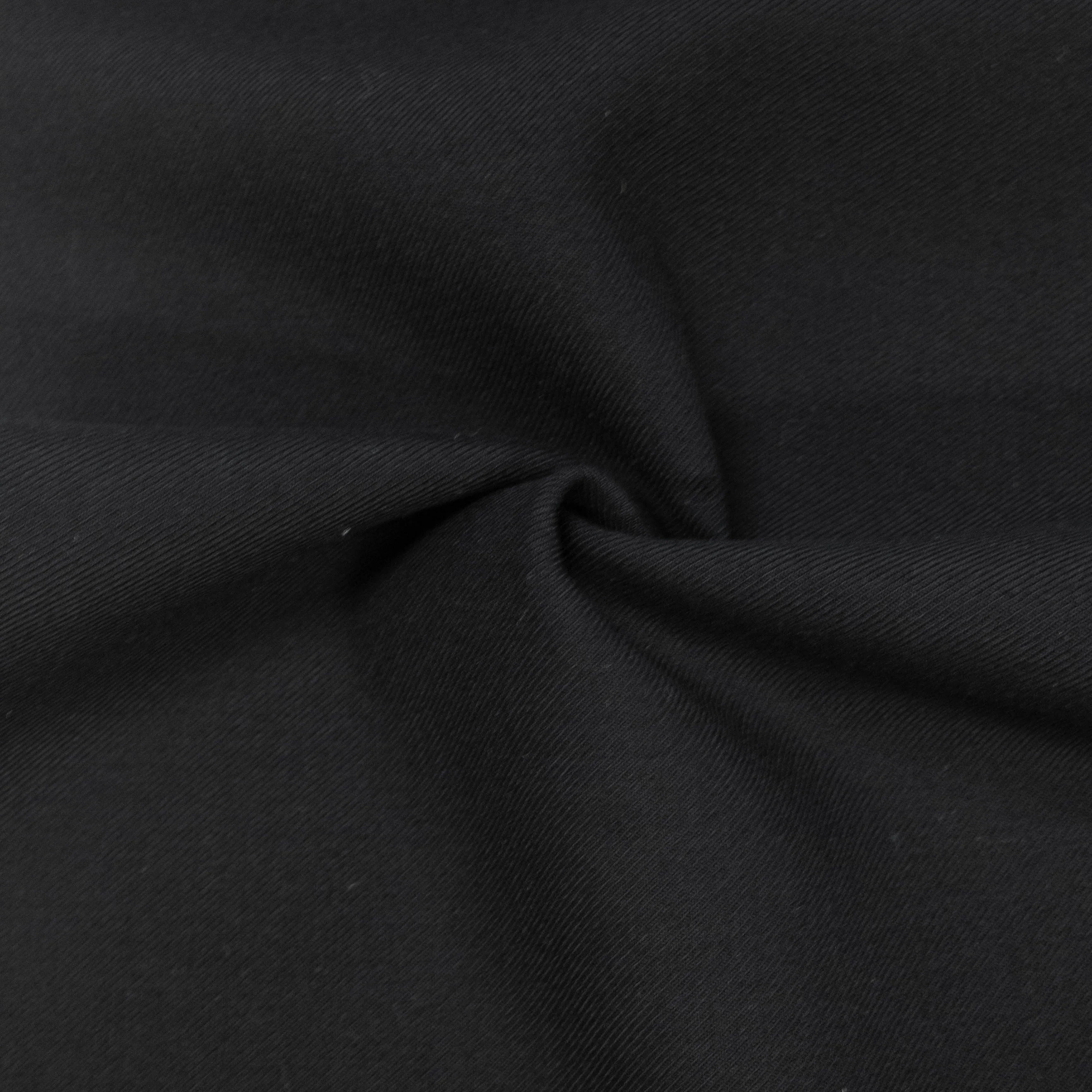 Neil Black Wool Blend Stretch Double Face
