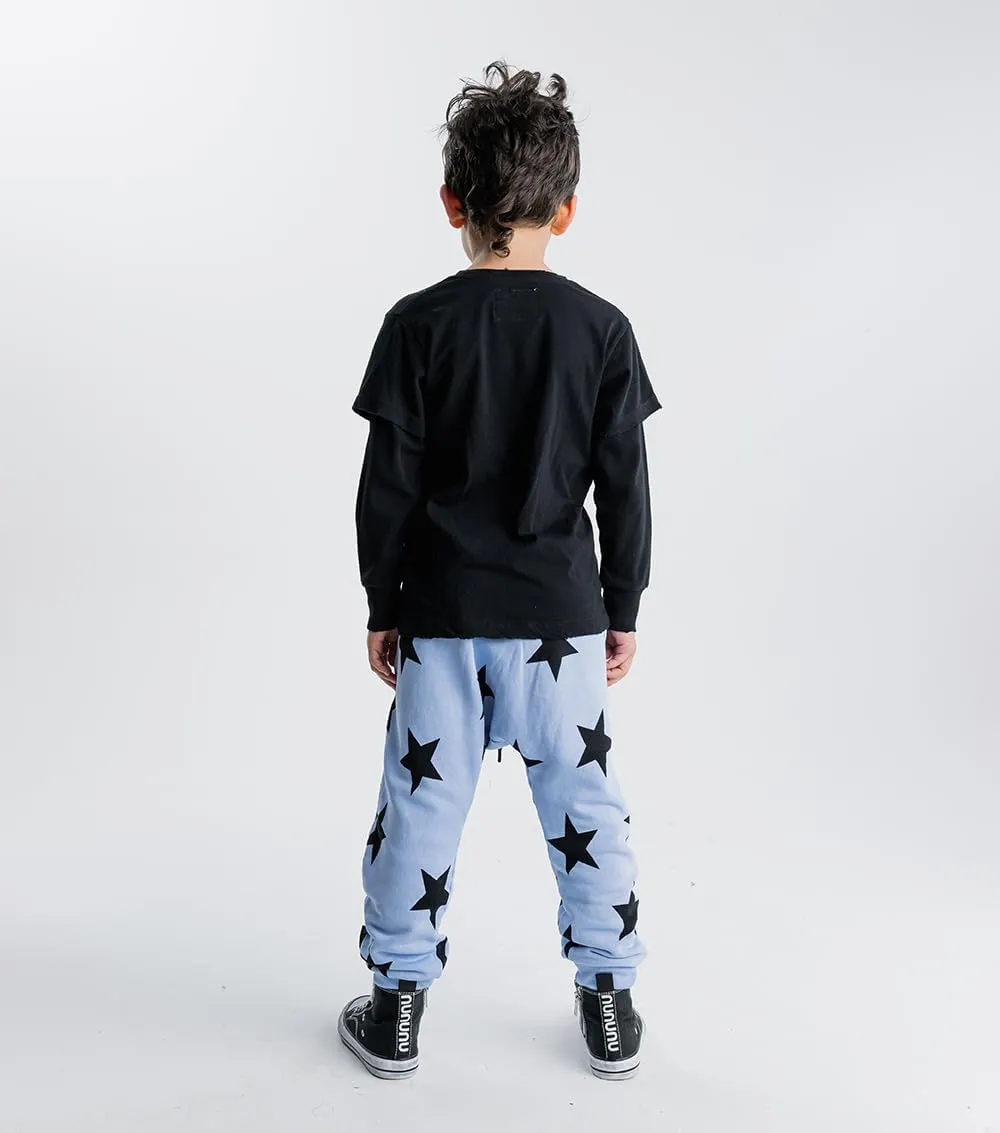 NUNUNU Baggy Pants, Kids and Babies Harem Sweatpants, Boys and Girls, 100% Cotton, Unisex, 0-14 Years