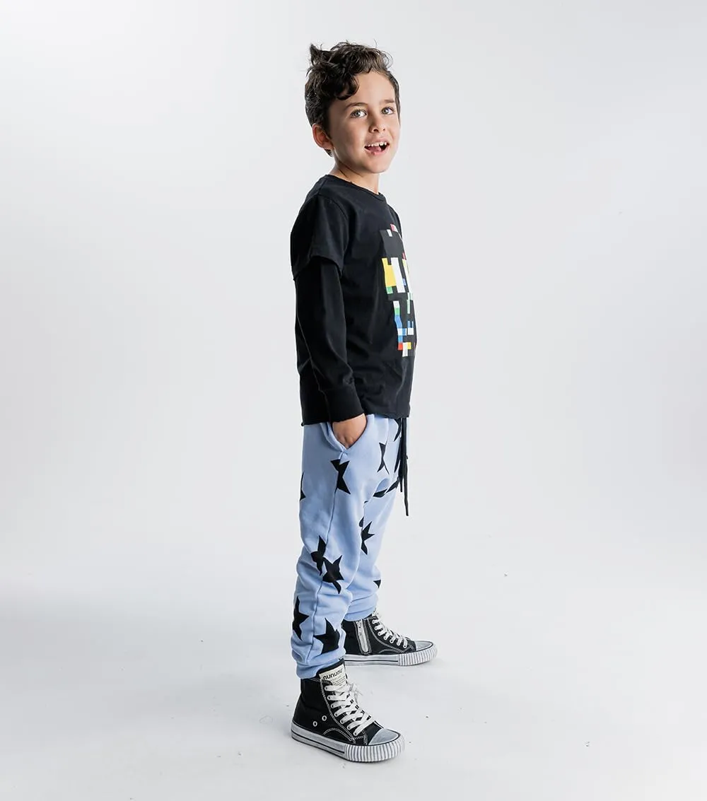 NUNUNU Baggy Pants, Kids and Babies Harem Sweatpants, Boys and Girls, 100% Cotton, Unisex, 0-14 Years