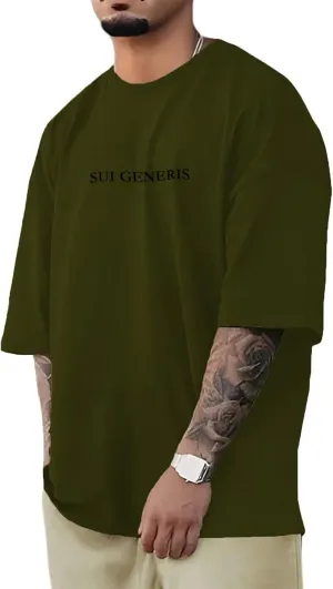 Opomelo Men's Fashion Athletic T-Shirt Oversized Workout Short Sleeve Shirt Casual Crew Neck Cotton Tee