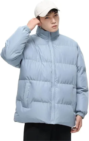 OTFTHPCW Men's winter cotton Hong Kong style down jacket