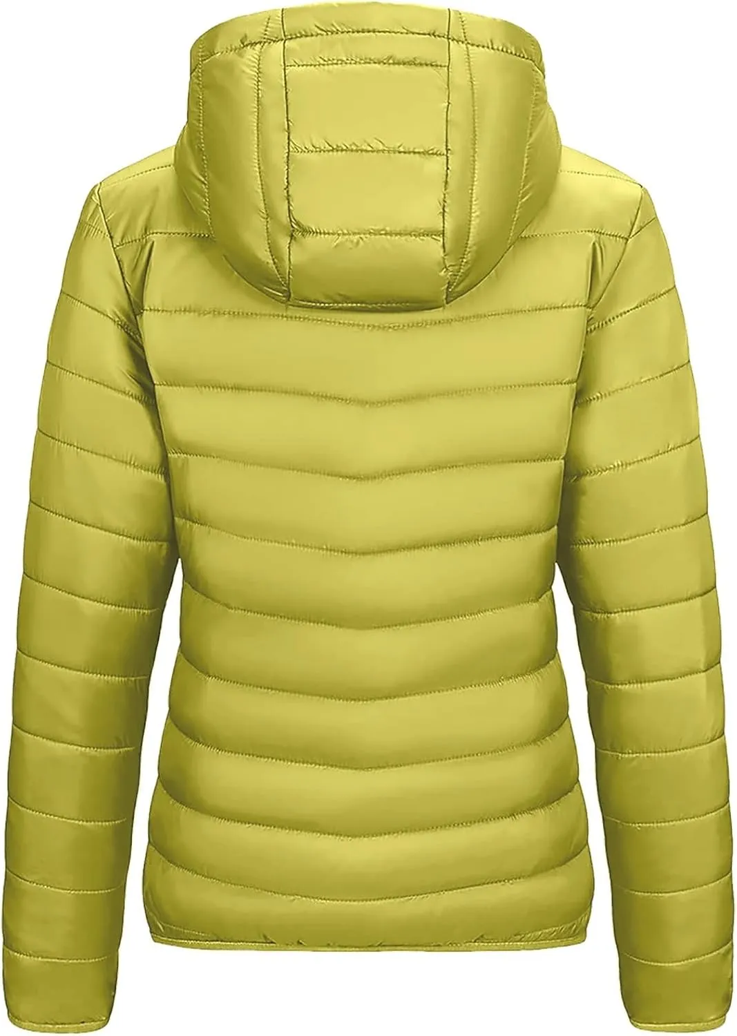 Packable Puffer Jacket for Women Lightweight Down Coat Full-Zip Quilted Jackets Water-Resistant Warm Outwear
