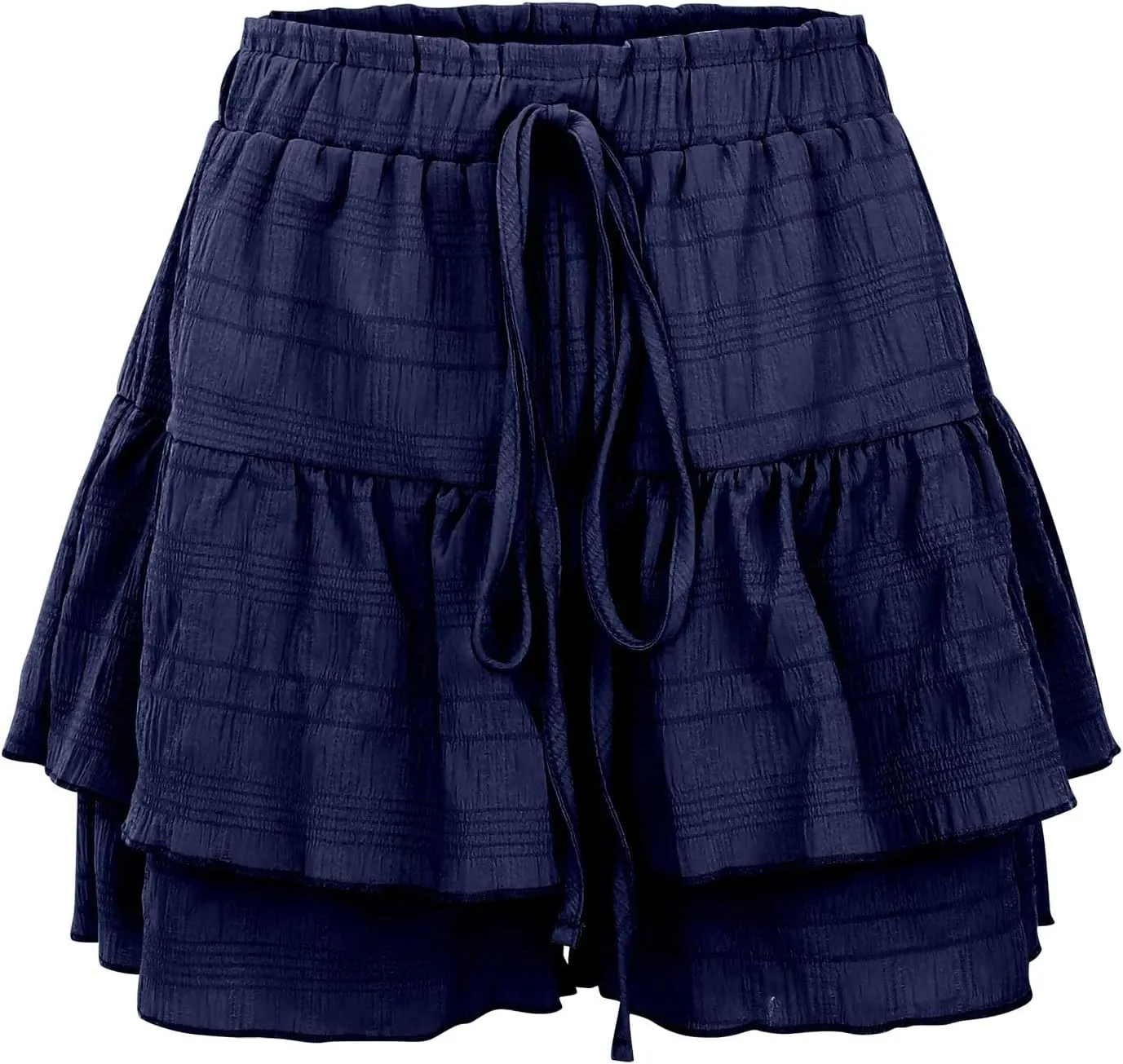 Pleated Tennis Skirt for Women High Waisted with Shorts Underneath Drawstring Athletic Golf Ruffle Skorts Skirts