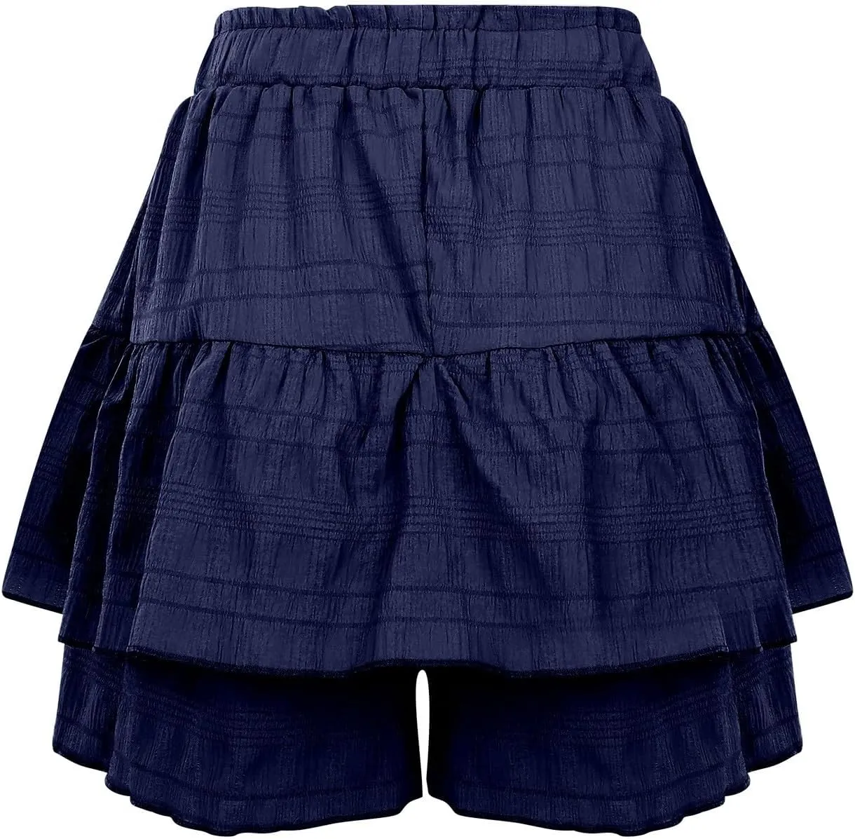 Pleated Tennis Skirt for Women High Waisted with Shorts Underneath Drawstring Athletic Golf Ruffle Skorts Skirts