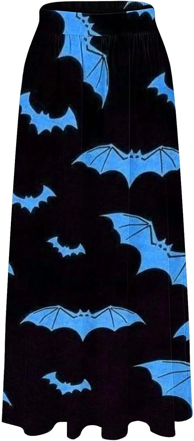 Plus Size Fairy Skirt - High Waist Maxi Skirt With Pockets - Perfect for Halloween Parties & Beach Events