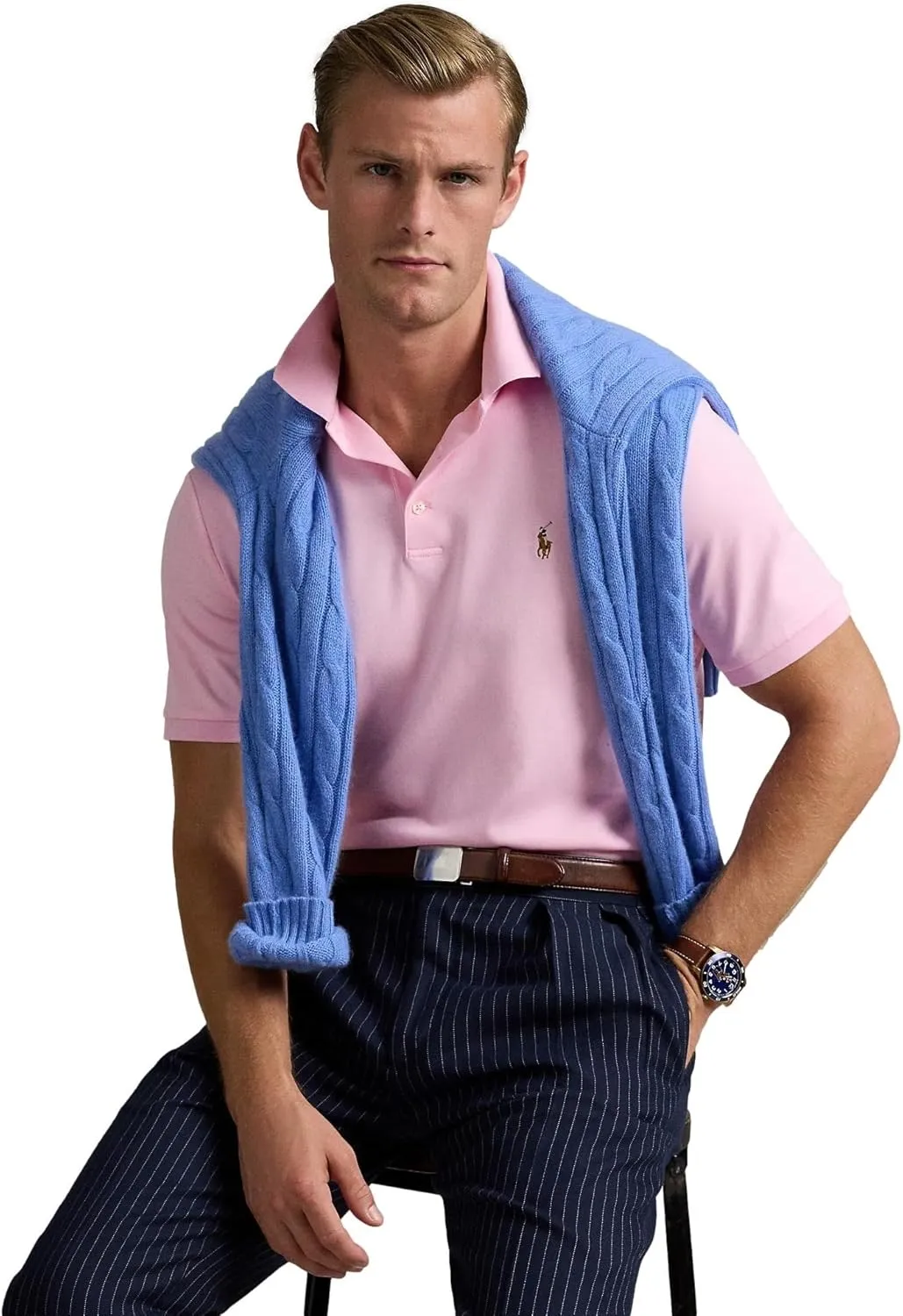 Polo RL Men's Interlock Polo Shirt