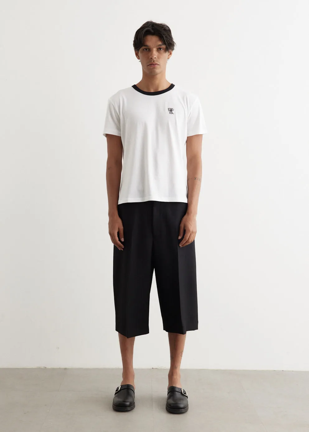 Rany Heavy Wool Twill Shorts
