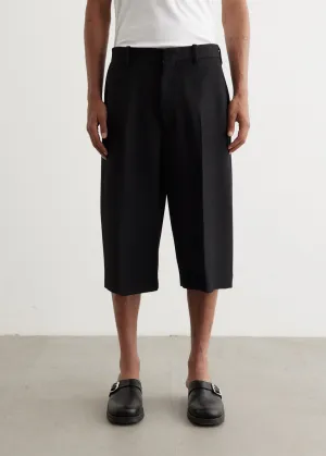 Rany Heavy Wool Twill Shorts