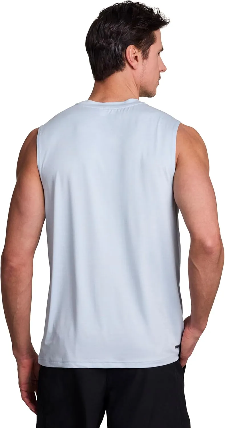 RBX Active Men's Lightweight Quick Dry Performance Sleeveless Muscle Tee