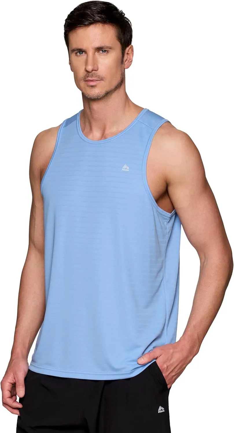 RBX Active Men's Lightweight Quick Dry Performance Sleeveless Muscle Tee