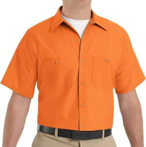 Red Kap Men's Industrial Work Shirt, Regular Fit, Short Sleeve