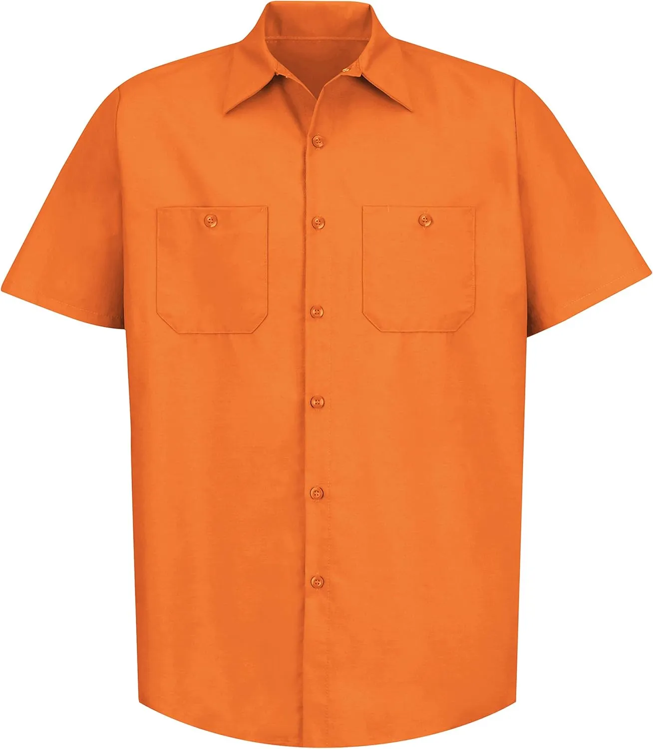 Red Kap Men's Industrial Work Shirt, Regular Fit, Short Sleeve