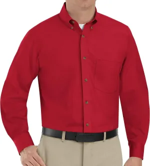 Red Kap Men's Poplin Dress Shirt