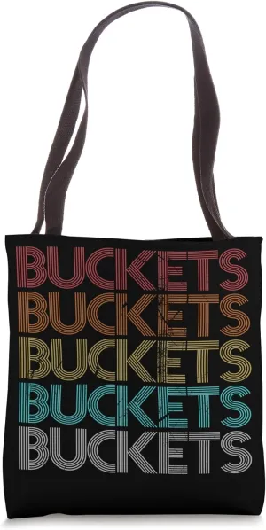 Retro Vintage Buckets Tote Bag