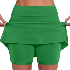 RKSTN Womens Skorts with Pockets Tummy Control Plus Size Skirts for Women High Waist Athletic Sports Pants Workout Shorts