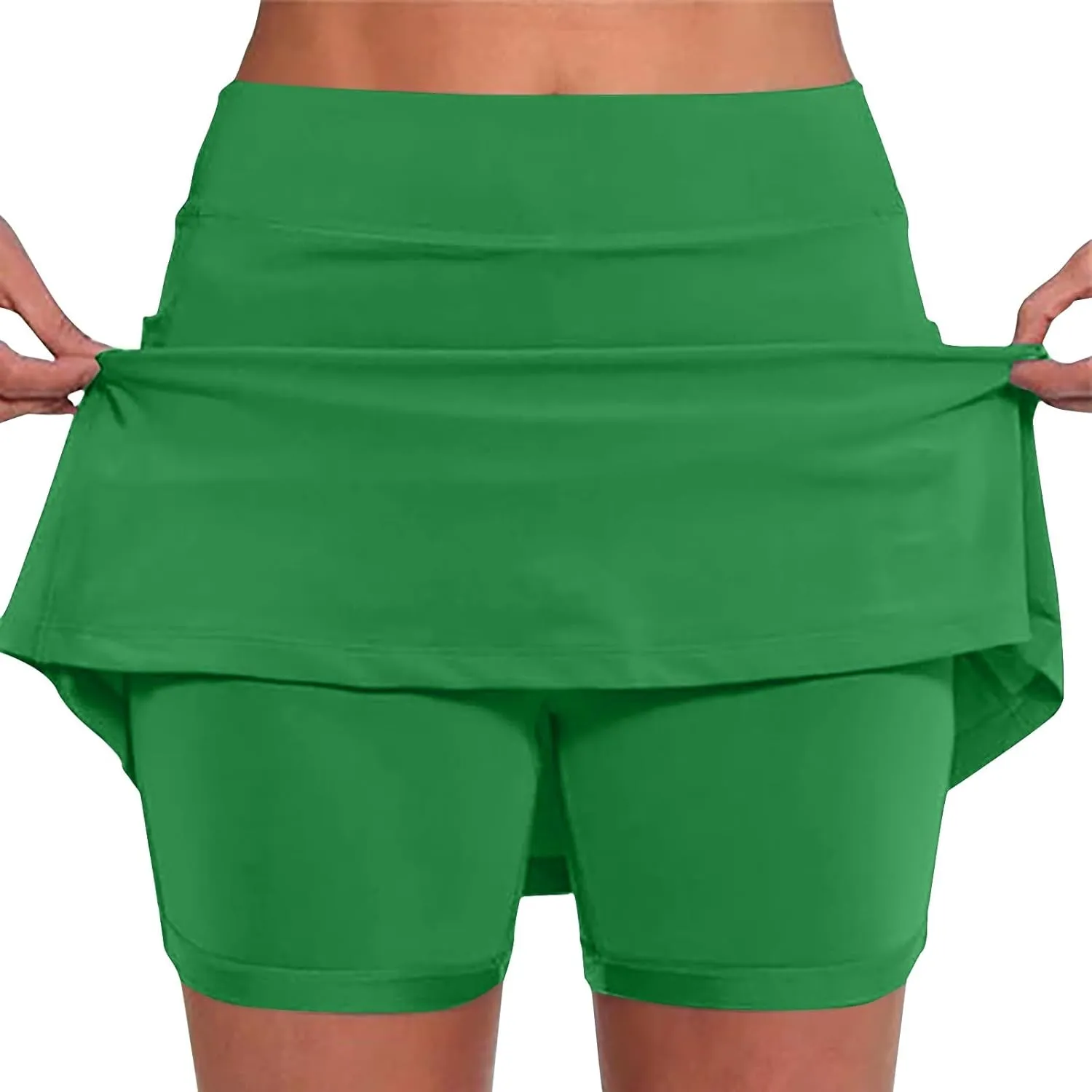 RKSTN Womens Skorts with Pockets Tummy Control Plus Size Skirts for Women High Waist Athletic Sports Pants Workout Shorts